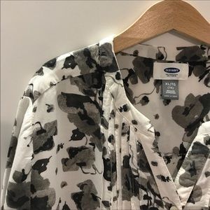 Floral Button-Down Shirt Dress